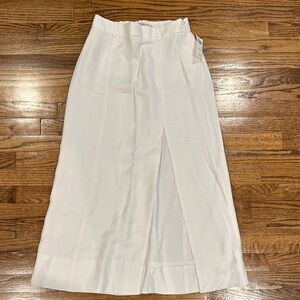 Abercrombie & Fitch White Maxi Skirt